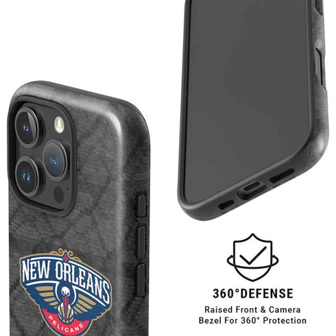 NBA New Orleans Pelicans Dark Rust iPhone 16 Pro Magsafe Impact Case